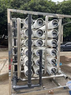 Harga yang bagus Sistem pengolahan air RO industri baja tahan karat 60m3/H on line