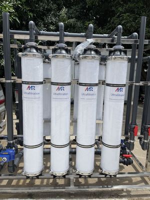 Harga yang bagus Sistem Ultrafiltrasi PVDF yang dapat disesuaikan untuk Pengolahan Air Limbah Serbaguna on line