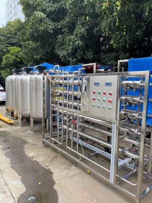 Harga yang bagus Sistem Pembersihan Air Osmosis Balik Industri Dengan Tingkat Penolakan Garam 98% on line