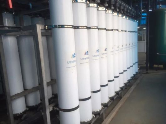 Harga yang bagus Membran Ultrafiltrasi Serat Hollow yang bisa dicuci kembali dengan laju aliran 40-120LMH on line