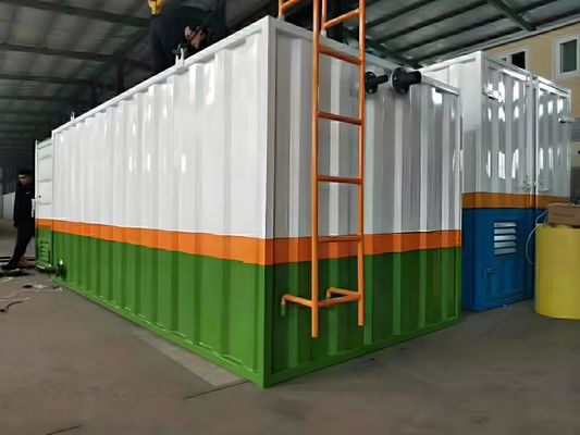 Harga yang bagus Pabrik Pengolahan Air Limbah Domestik 5-20KW untuk Hotel dan Rumah Sakit on line