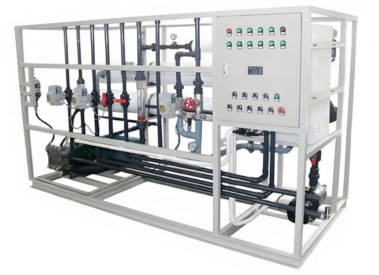 Harga yang bagus Siemens S7 PLC dikendalikan Mesin desalinasi air laut 100 hingga 1000 M3/hari on line