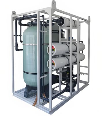 Harga yang bagus Sistem Desalinasi Air Laut 100-1000m3/Hari Dengan Membran Filmtec RO on line