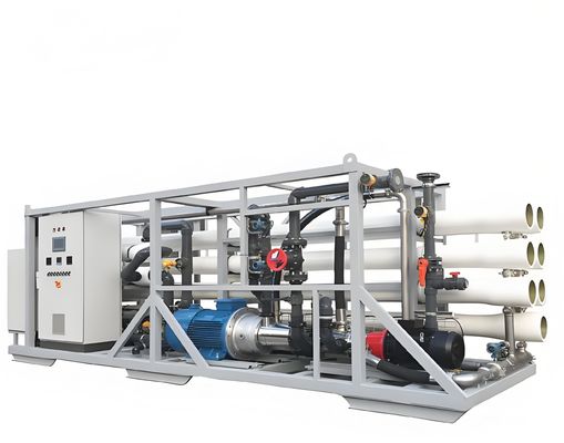 Harga yang bagus Sistem Pemurnian Air Laut yang Dapat Dikustomisasi 99,5% Penghapusan Garam untuk Salinitas Berbeda on line