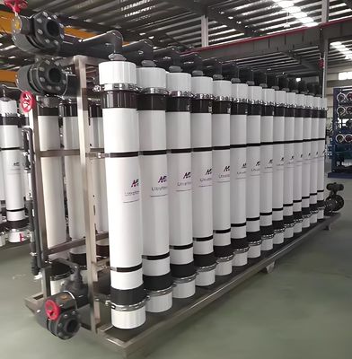 Harga yang bagus PVDF Uf Membran Ultrafiltrasi Pengolahan air limbah untuk menghilangkan polutan on line