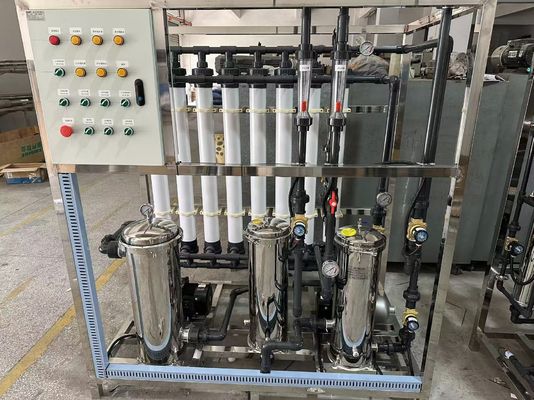 Harga yang bagus Bag Filter Sistem Membran Ultrafiltrasi Industri dengan 40-120LMH Hasil Air dan 80-90% Pemulihan Sistem on line