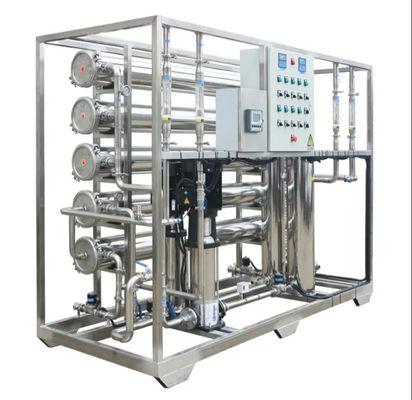 Harga yang bagus Pompa Tekanan Tinggi Dan 4040 Membran Ukuran Industrial RO Purifier Air Filtrasi Baja Rustless on line