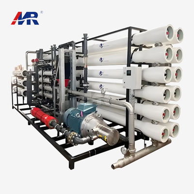 Harga yang bagus Mesin Desalinasi Air Laut Pompa Danfoss/Grundfos dengan Tingkat Desalinasi Tinggi 99.5% on line