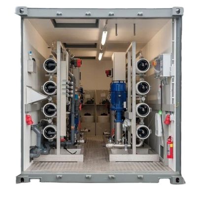 Harga yang bagus Commercial RO System with DOW BW30-400 RO Membrane 24m3/hour Customizable Size and Weight for Industrial Water Treatment on line