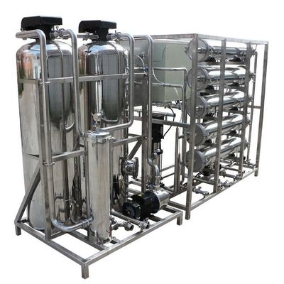 Harga yang bagus Pengolahan air industri Sistem RO komersial Penolakan garam 98% 220V/380V on line