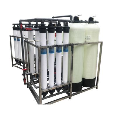 Harga yang bagus Sistem Air Ultrafiltrasi Industri Pembersihan Diri Dalam Bahan SS304 / PVC on line