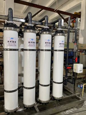 Harga yang bagus Sistem Ultrafiltrasi 20m3/jam untuk Pengolahan Air Limbah Tekstil dan Pewarnaan on line