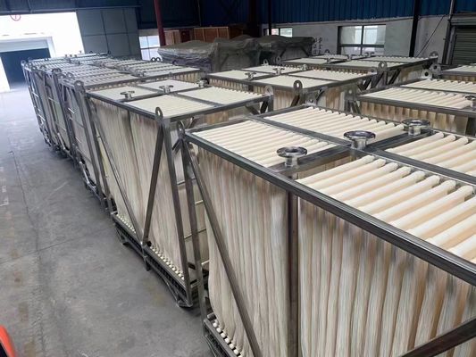 Harga yang bagus 25m2 PVDF Hollow Fiber Membrane Module untuk Pengolahan Air Limbah on line
