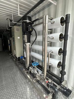 Harga yang bagus 500m3 Per Hari Container RO System Solusi Pengolahan Air Seluler on line