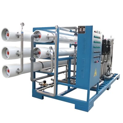 Harga yang bagus 98% Penolakan Garam Sistem Reverse Osmosis Air Berasal Dengan Kontrol PLC Siemens S7 on line