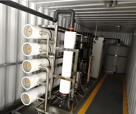 Harga yang bagus Media Filter atau Ultrafiltrasi Containerized RO System dengan 99% tingkat penolakan garam on line