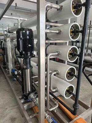 Harga yang bagus SS304 Sistem Pengolahan Air Osmosis Balik dengan Filmtec Membrane Efficiency Industrial RO System on line
