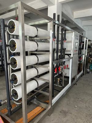 Harga yang bagus 99% Penghapusan Garam Sistem RO Industri untuk Air Kota Tingkat Pemulihan Tinggi 50%-65% Terbuat dari SS304/PV on line
