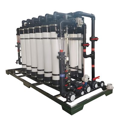 Harga yang bagus Panel kontrol baja tahan karat Sistem ultrafiltrasi Pembersih air 80-90% tingkat pemulihan untuk air minum on line