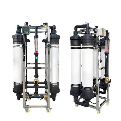Harga yang bagus Sistem Ultrafiltrasi SS304/PVC Pengolahan Air Dengan Hasil Air Tinggi on line