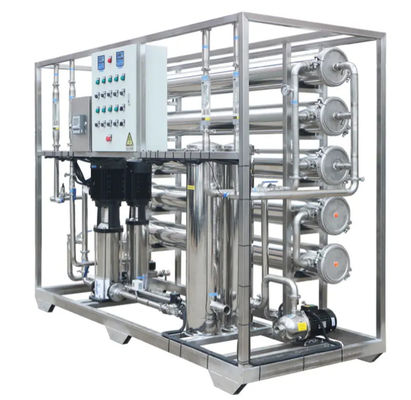 Harga yang bagus 40-100°F Air Sistem RO komersial dengan 99% tingkat penolakan garam dan 380V / 50Hz catu daya on line