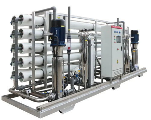 Harga yang bagus 98% Tingkat Penolakan Garam Sistem RO Air Saram dengan 500-10000 Ppm Tds Air Masuk dan Tingkat Pemulihan 50-75% on line
