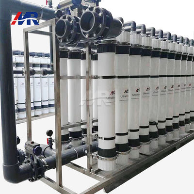 Harga yang bagus Sistem Ultrafiltrasi Pengolahan Air dengan konsumsi daya yang disesuaikan dan tingkat penghapusan keruh 99% on line